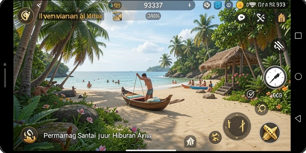 Tangkapan layar gameplay 93337 yang menarik dan menghibur.