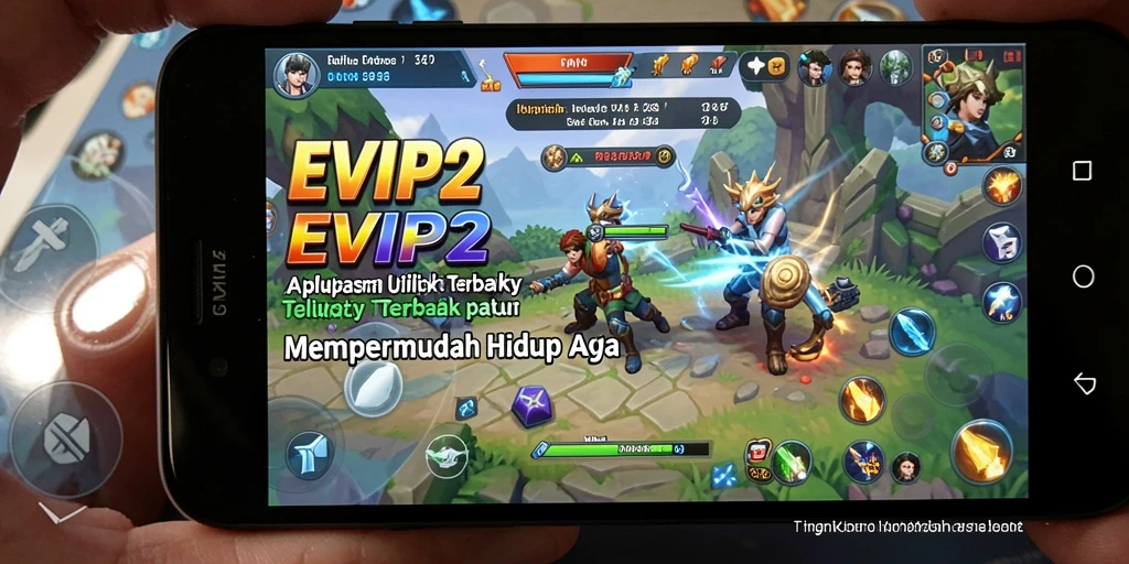 Tampilan antarmuka EVIP2 yang sederhana dan fungsional.
