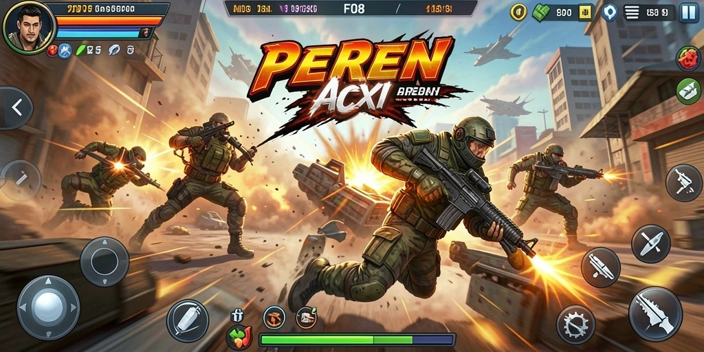Screenshot F08 menunjukkan aksi pertempuran yang mendebarkan.