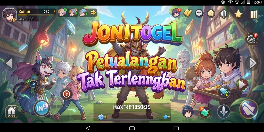Tampilan gameplay JONITOGEL dengan karakter Anime yang menawan.