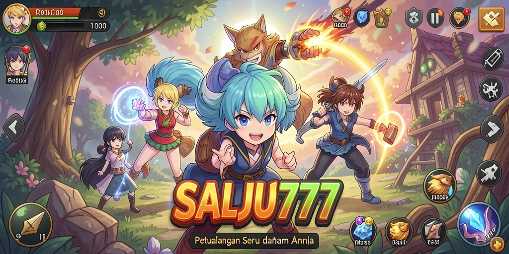 Menampilkan gameplay seru dengan karakter Anime yang unik.