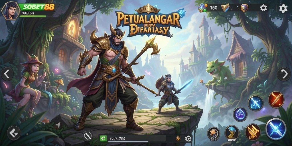 Tampilan gameplay SOBET88 yang menarik saat menjelajahi dunia petualangan.