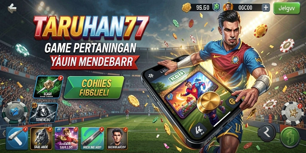 Tampilan gameplay TARUHAN77 yang mendebarkan dan interaktif.