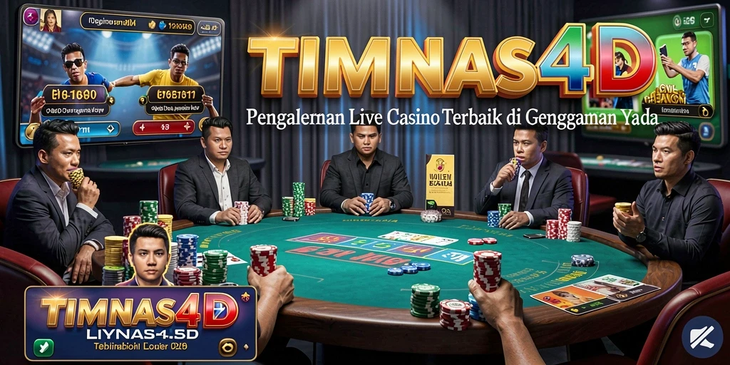 Tampilan gameplay Live Casino yang menarik dan interaktif di TIMNAS4D.