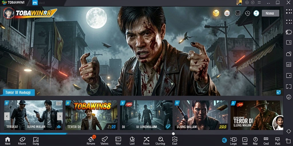 Gameplay mencekam di TOBAWIN88 dengan suasana yang menakutkan.