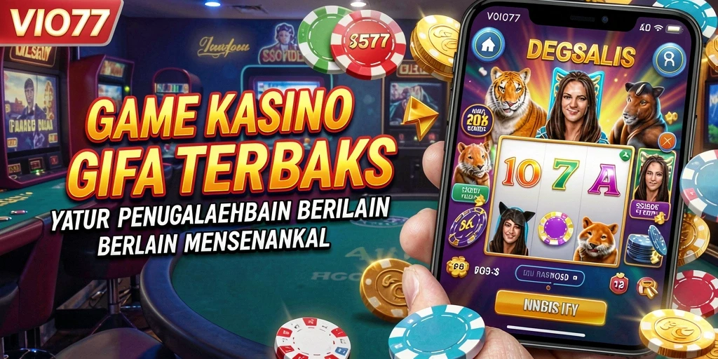 Screenshot VIO77 menampilkan gameplay kasino yang seru dan interaktif.