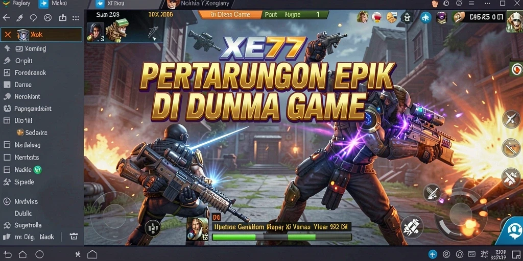 Tangkap aksi seru dari gameplay XE77 dengan pertarungan yang mendebarkan.